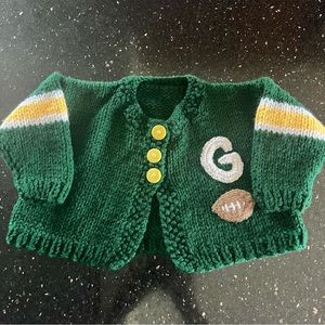 Green Bay Packers Children’s Crocheted sweater